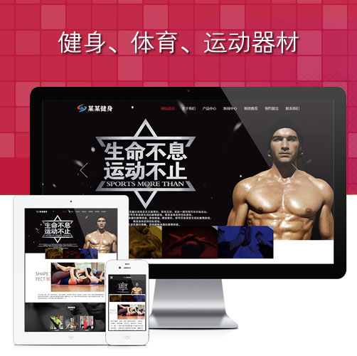 健身响应式健身塑型企业运动器材